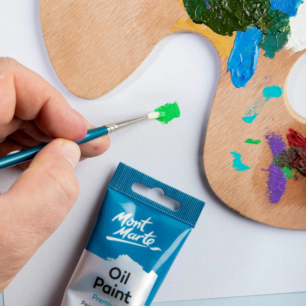 Artist Oil Brush Premium Chungking Round 0 - Image 7