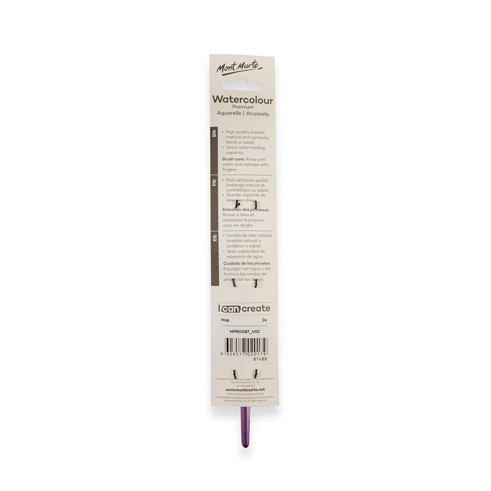 Artist Watercolour Brush Premium Mop 24 - Image 4