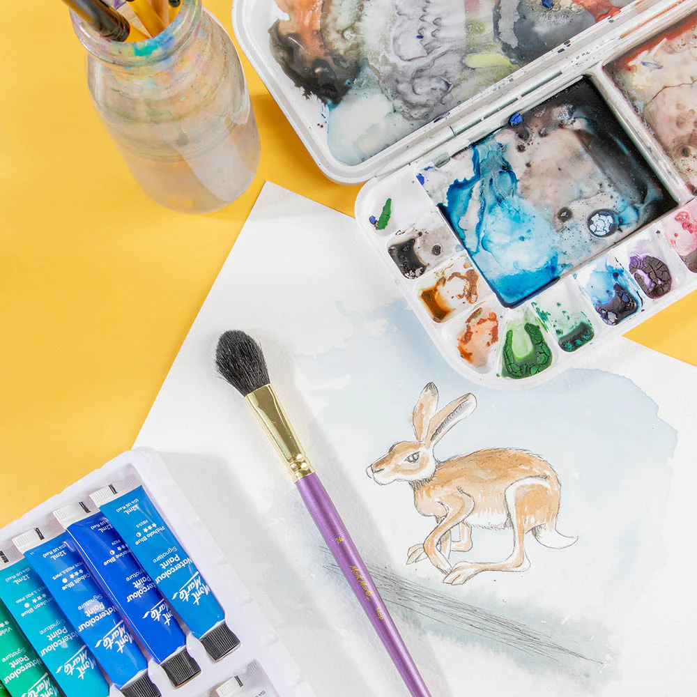 Artist Watercolour Brush Premium Mop 24 - Image 9