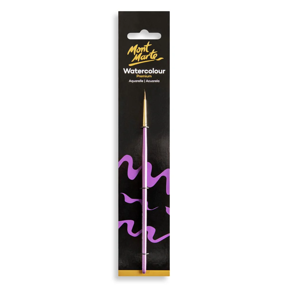 Artist Watercolour Brush Premium Sable Round 0