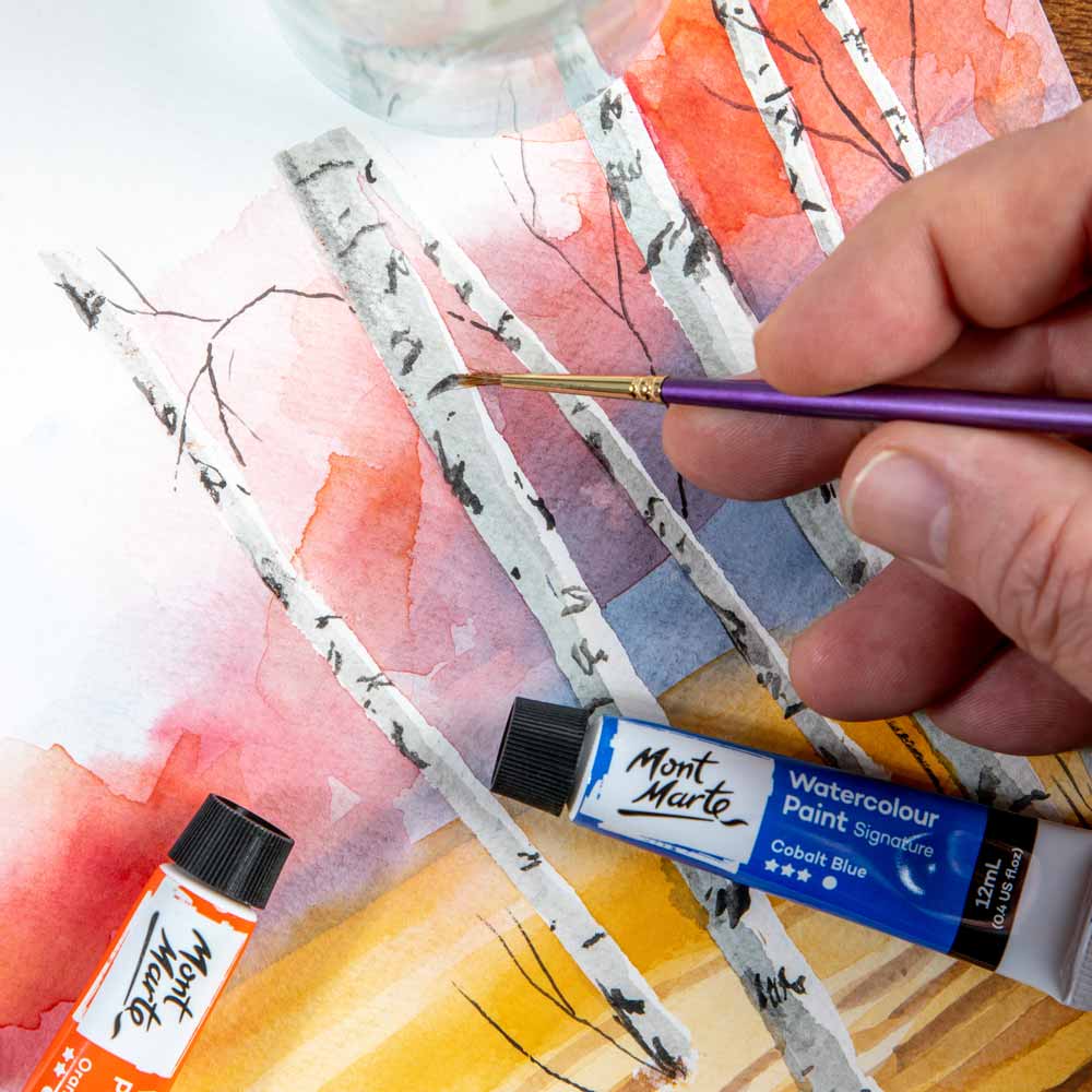 Artist Watercolour Brush Premium Sable Round 0 - Image 9