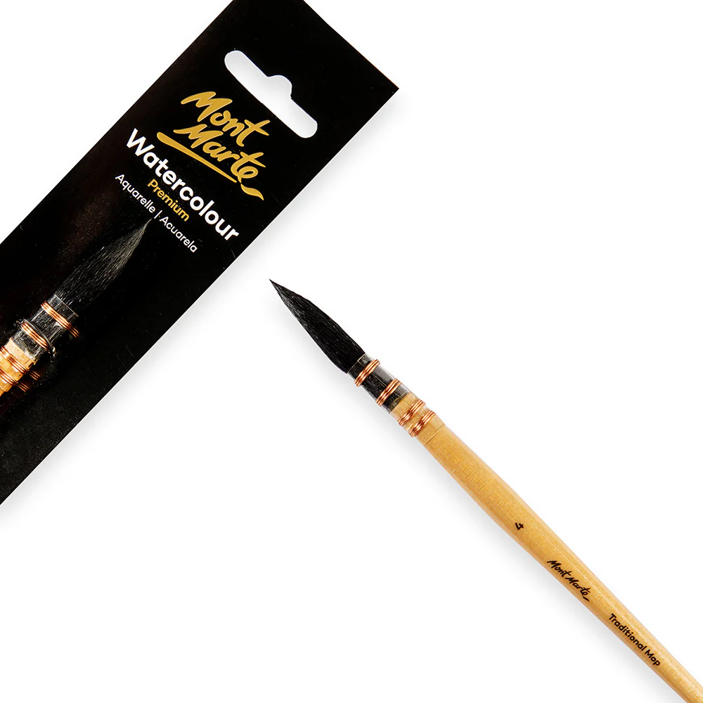 Artist Watercolour Brush Premium Traditional Mop 4 - Image 2