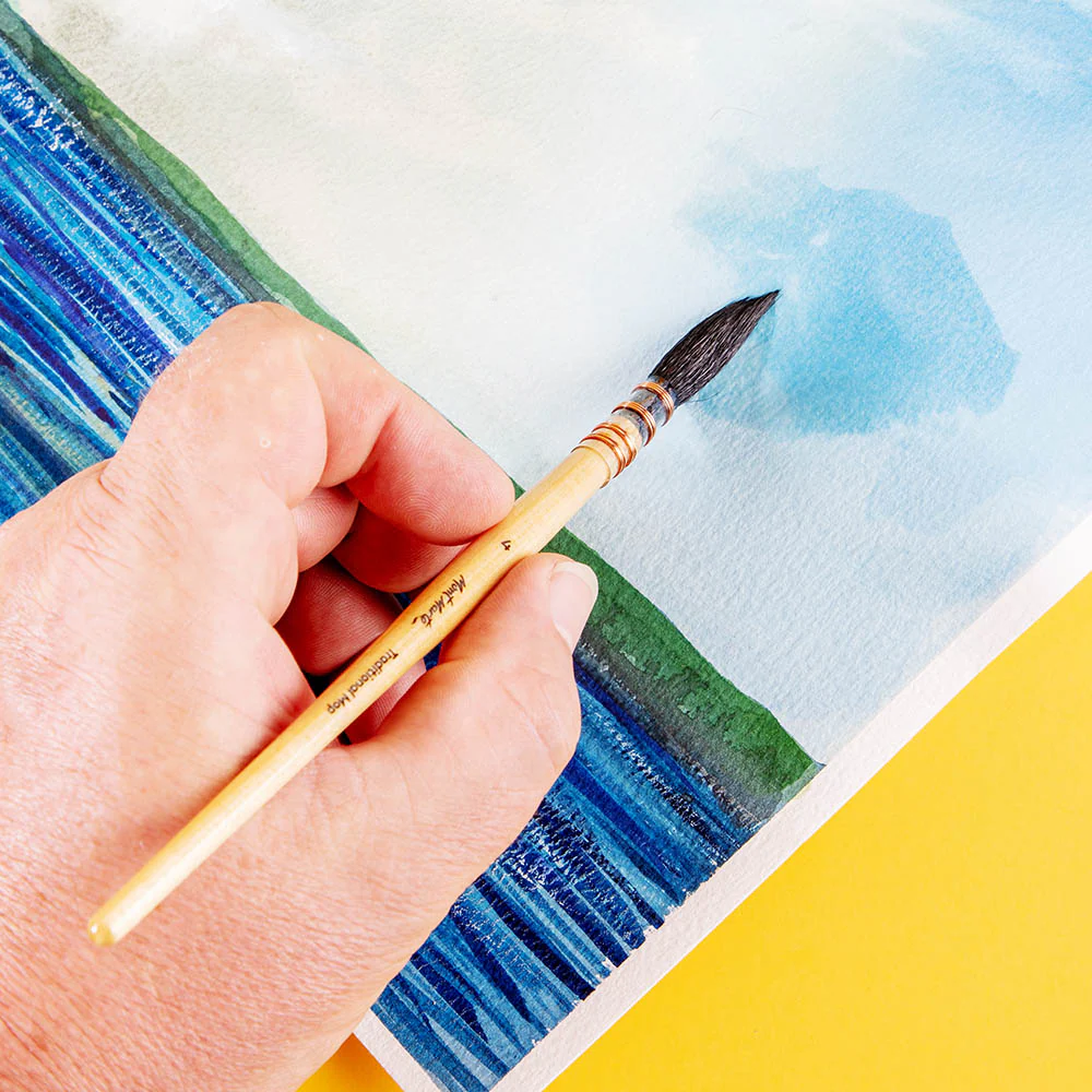 Artist Watercolour Brush Premium Traditional Mop 4 - Image 6