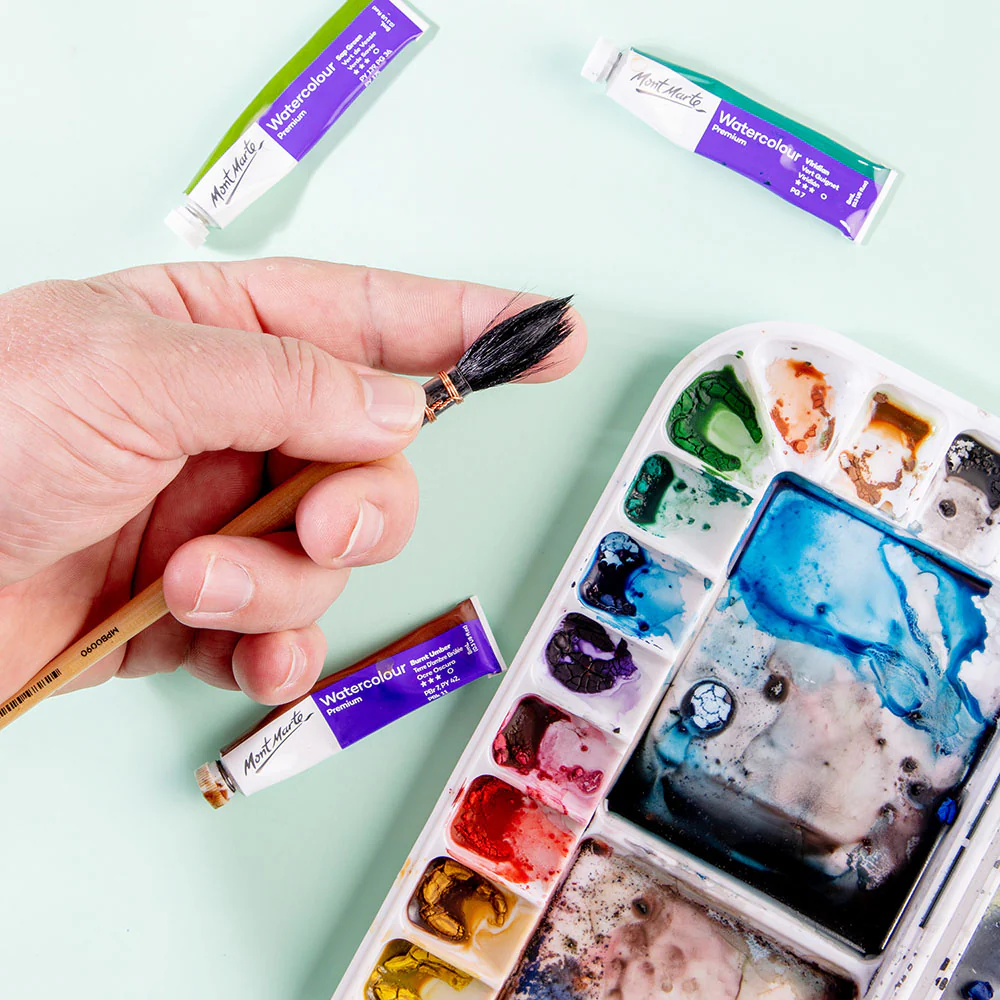 Artist Watercolour Brush Premium Traditional Mop 4 - Image 9