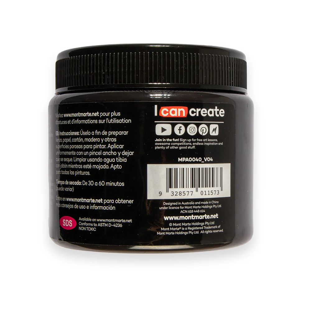 Black Gesso 500ml - Image 4