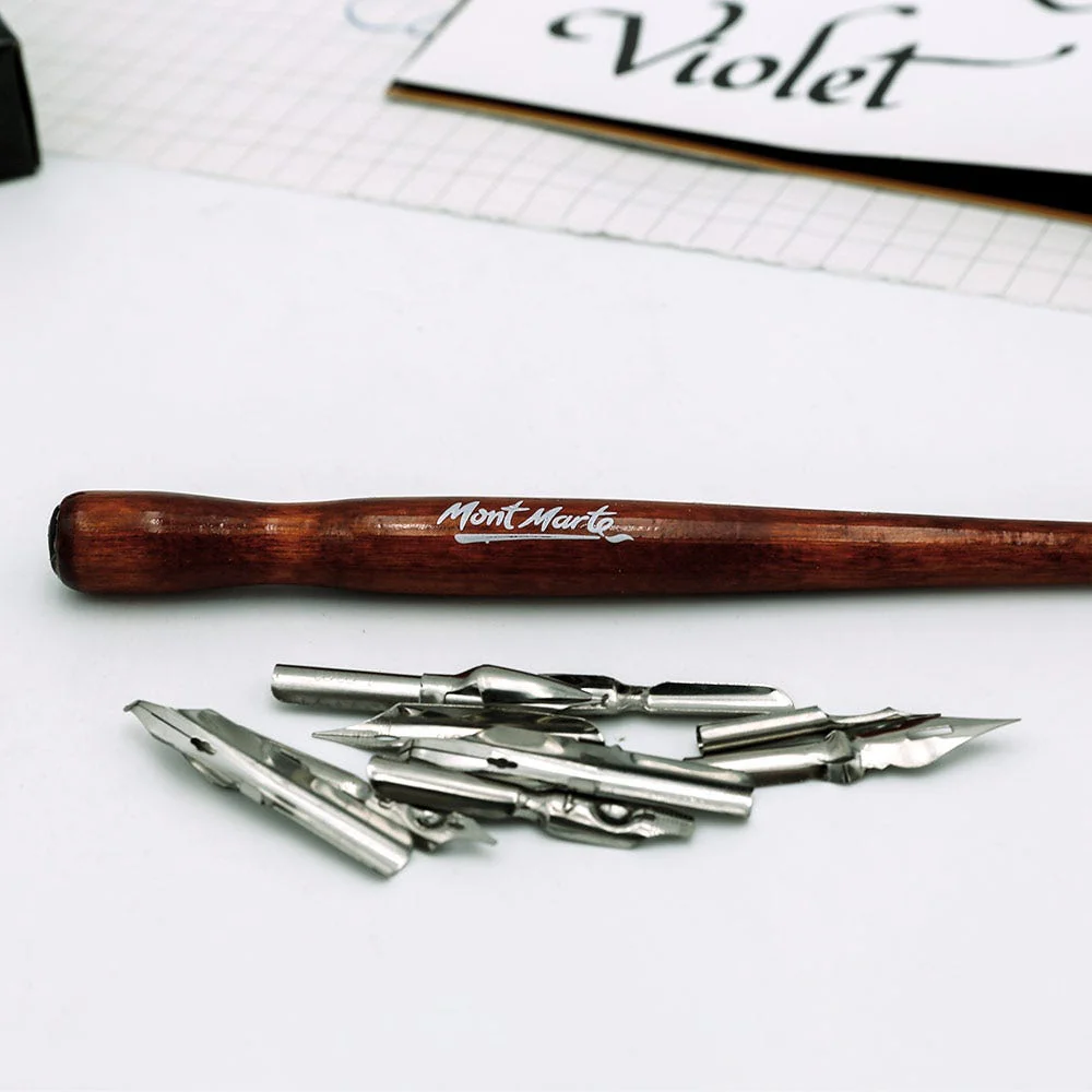 Calligraphy Dip Pen Set Signature 10pc - Image 6
