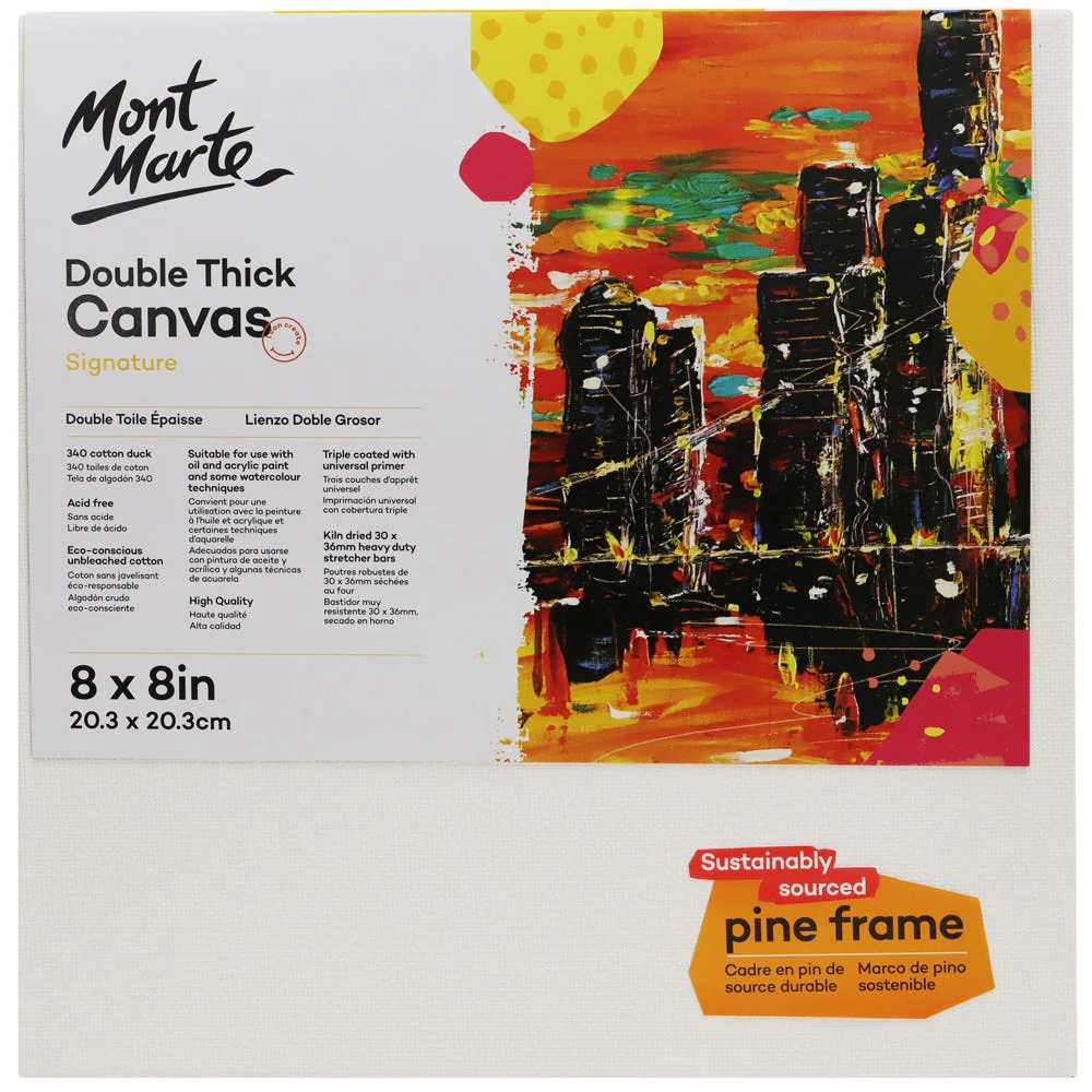 Double Thick Canvas Signature 20.3 x 20.3cm (8 x 8in)