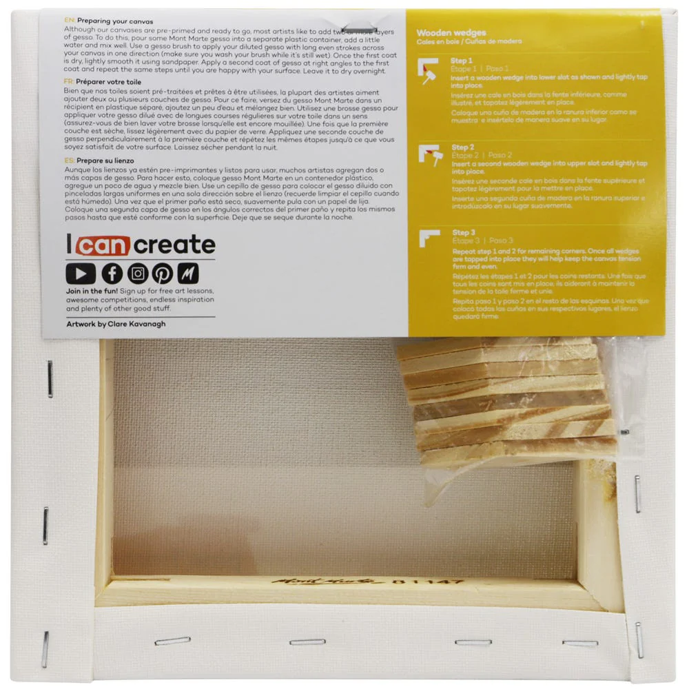 Double Thick Canvas Signature 20.3 x 20.3cm (8 x 8in) - Image 3