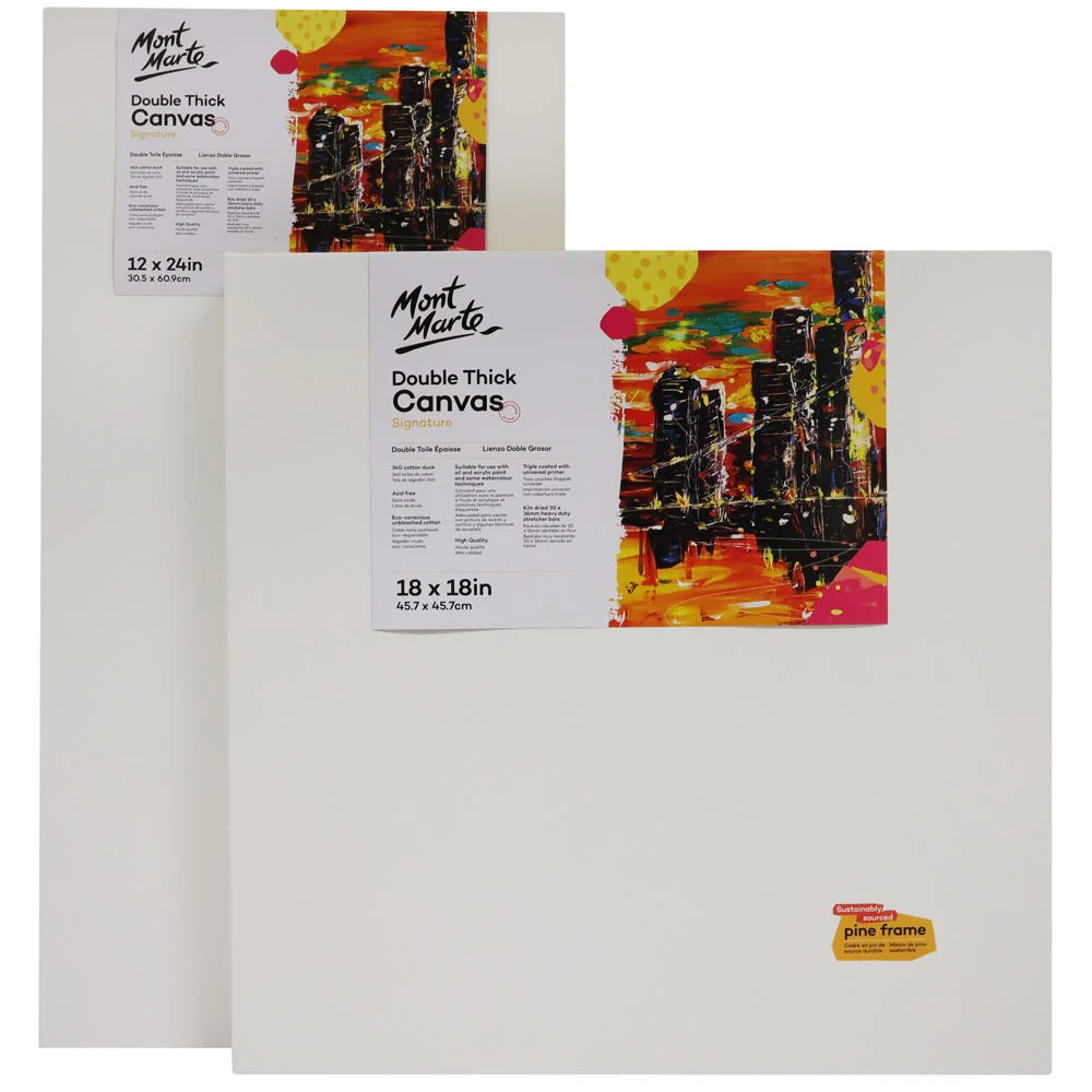 Double Thick Canvas Signature 20.3 x 20.3cm (8 x 8in) - Image 6