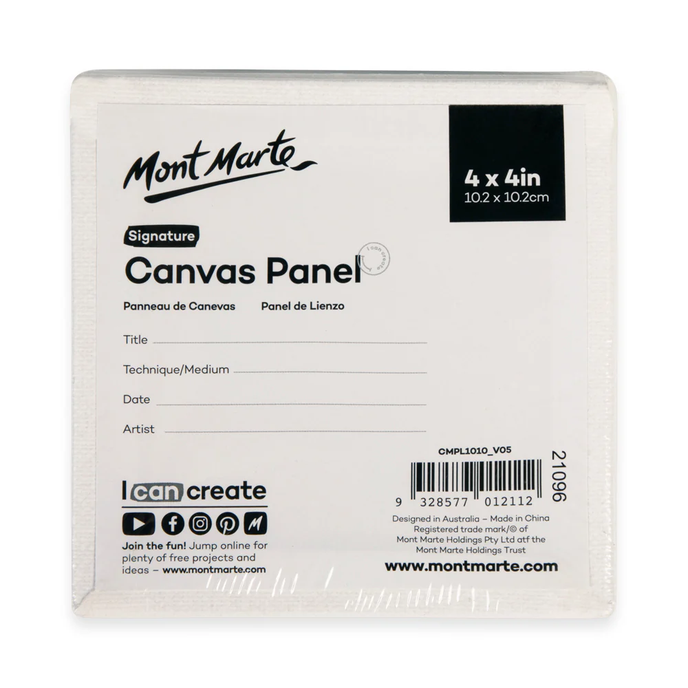 Canvas Panels Signature Pack 5 10.2 x 10.2cm (4 x 4in) - Image 4
