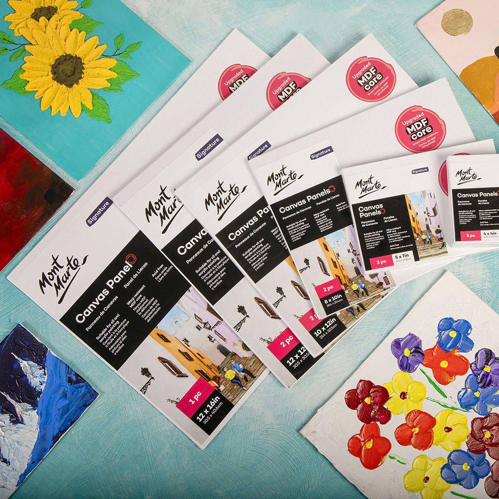 Canvas Panels Signature Pack 5 10.2 x 10.2cm (4 x 4in) - Image 8