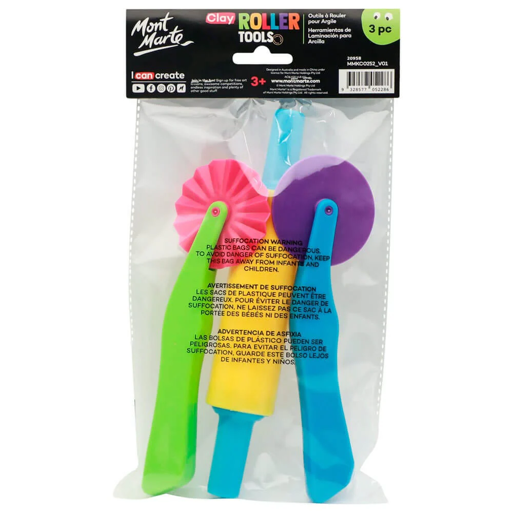 Clay Roller Tools 3pc - Image 5