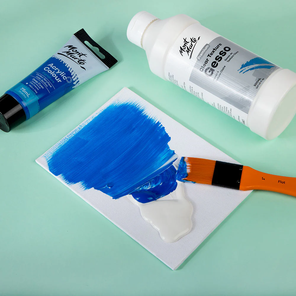 Clear Texture Gesso Premium 500ml - Image 5