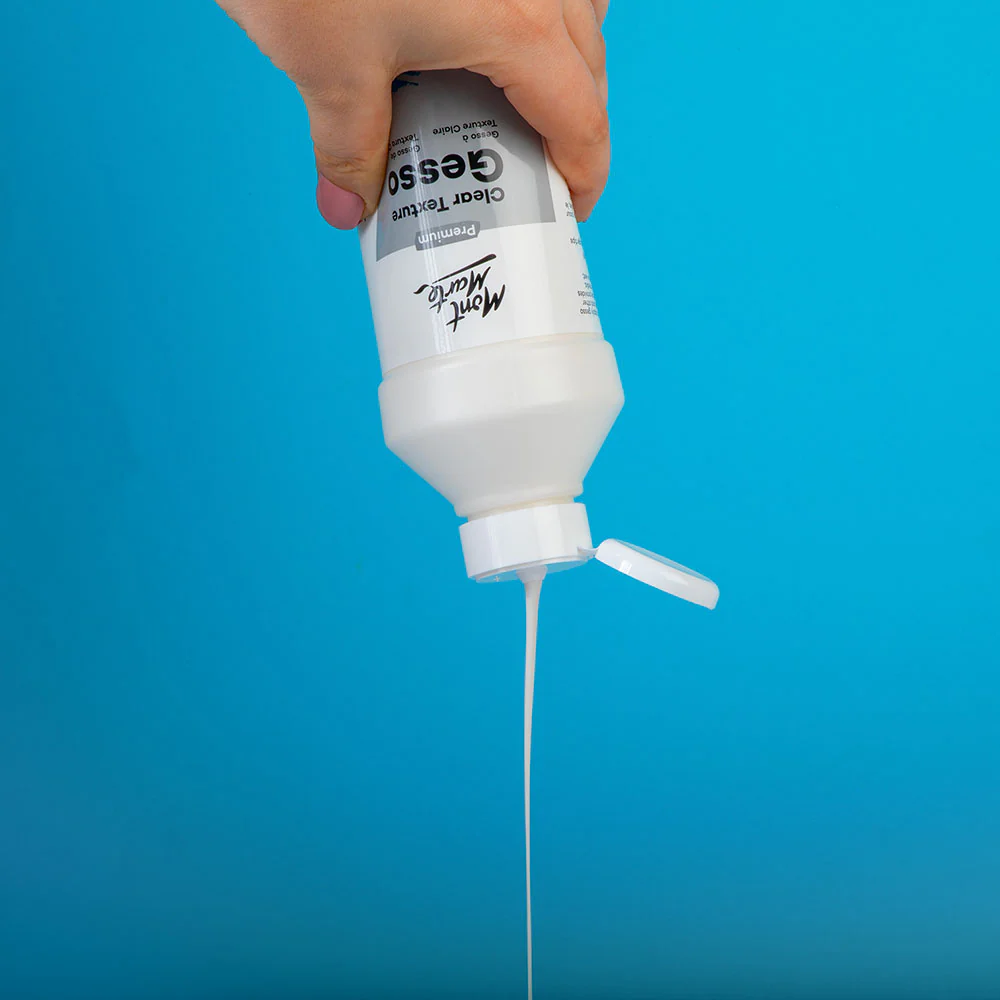Clear Texture Gesso Premium 500ml - Image 6