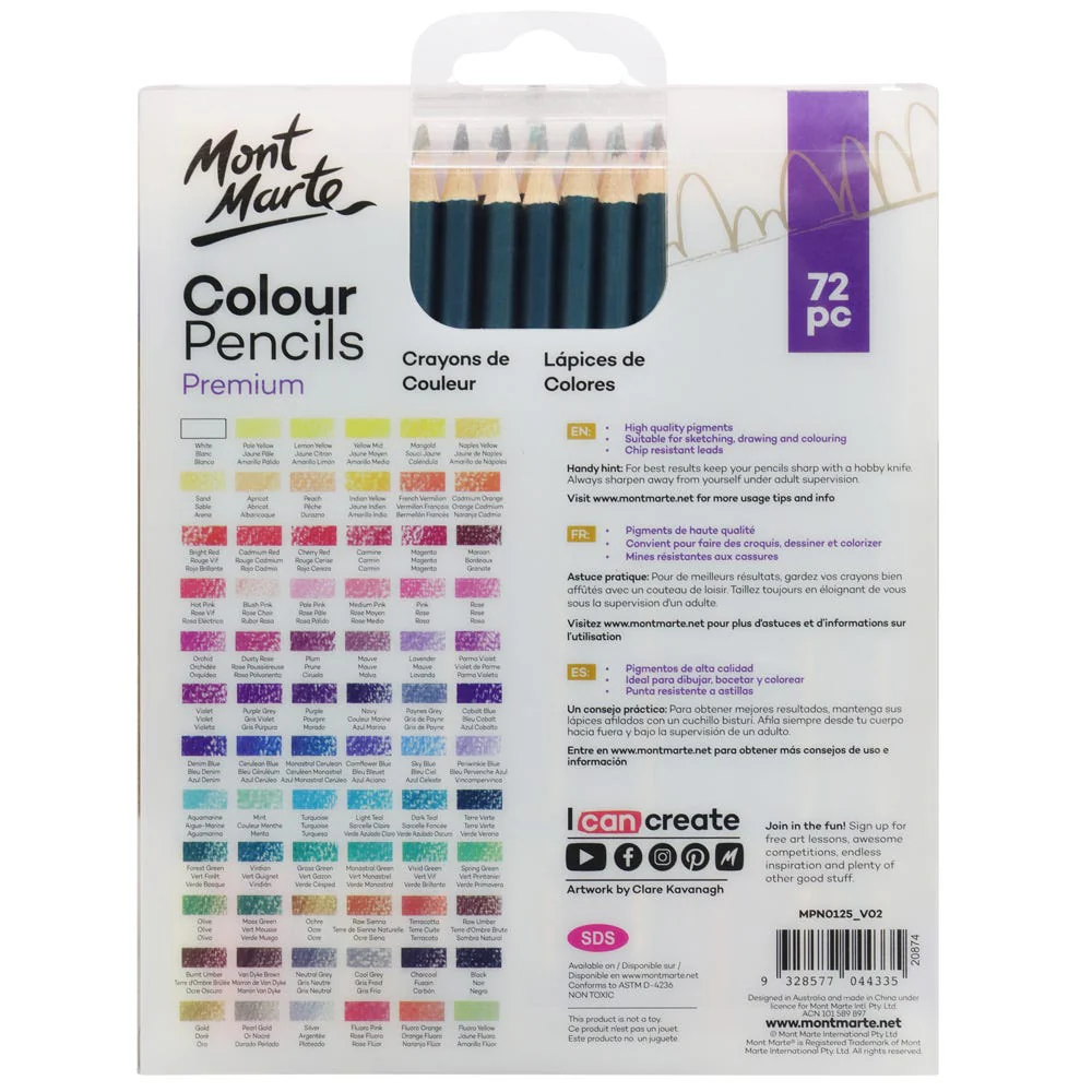 Colour Pencils Premium 72pc - Image 2