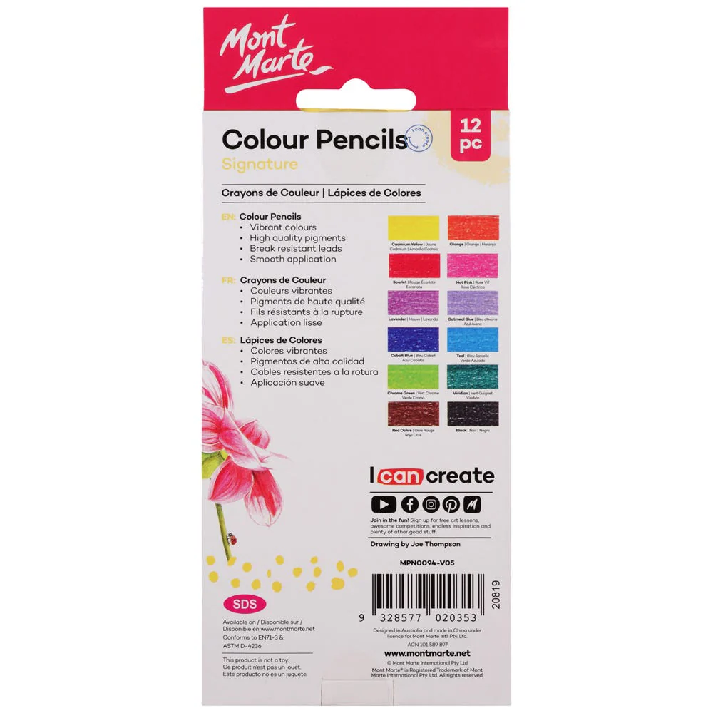 Colour Pencils Signature 12pc - Image 2