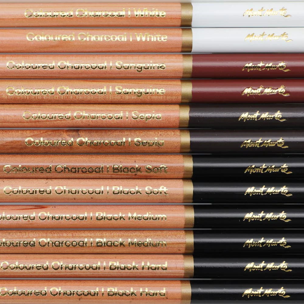 Coloured Charcoal Pencils Signature 12pc - Image 3