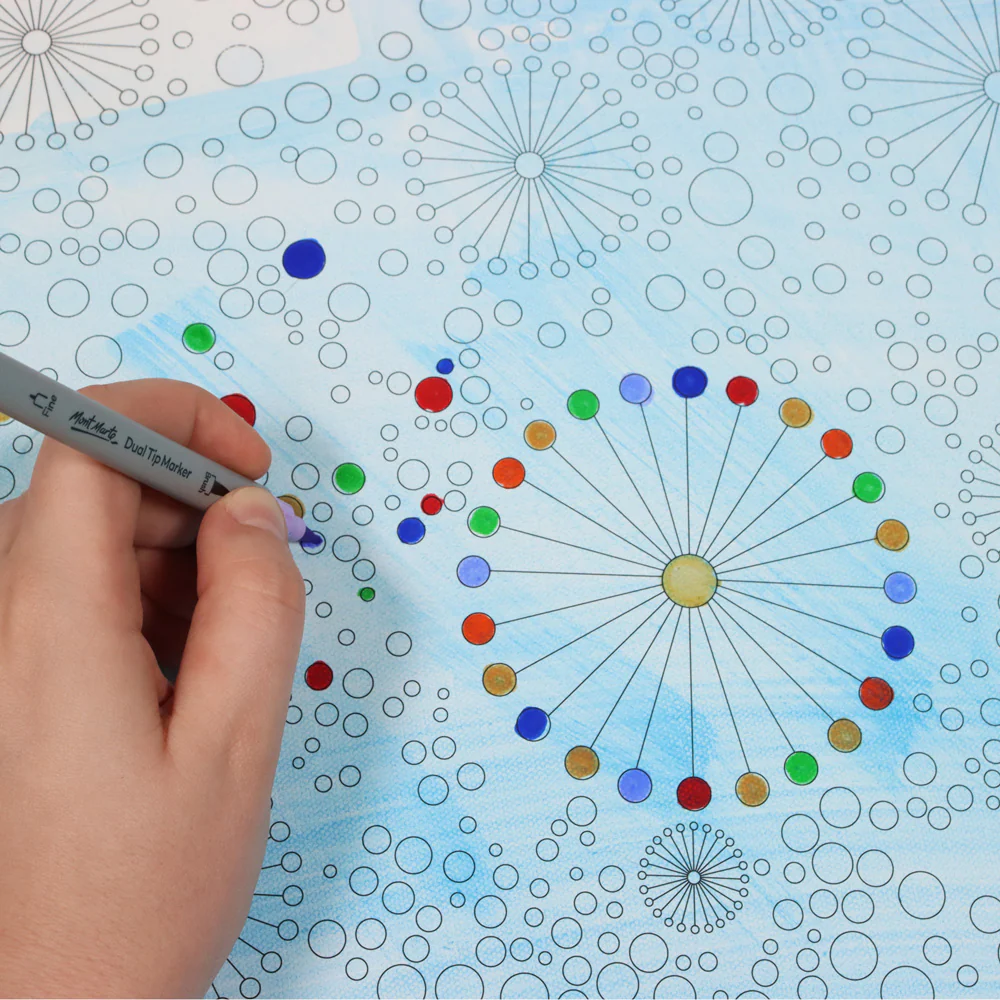 Colouring Canvas Signature 30 x 60cm (11.8 x 23.6in) - Bubbles - Image 2