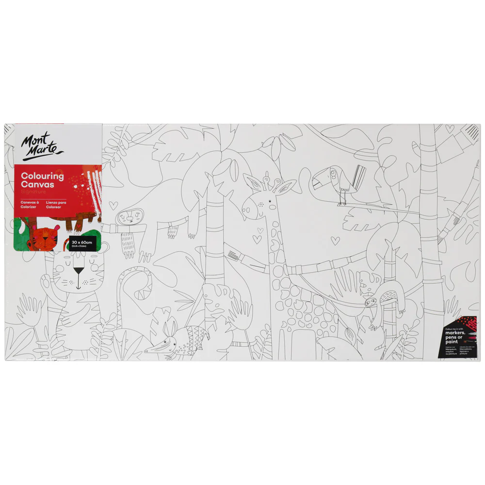 Colouring Canvas Signature 30 x 60cm (11.8 x 23.6in) - Jungle