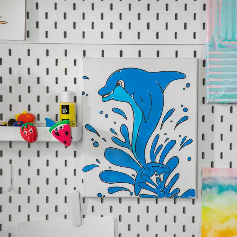 Creative Kids Paint Me Set 9pc - Dolphin - Image 8