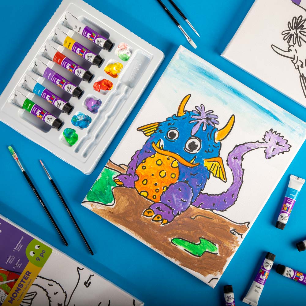 Creative Kids Paint Me Set 9pc - Monster - Image 10