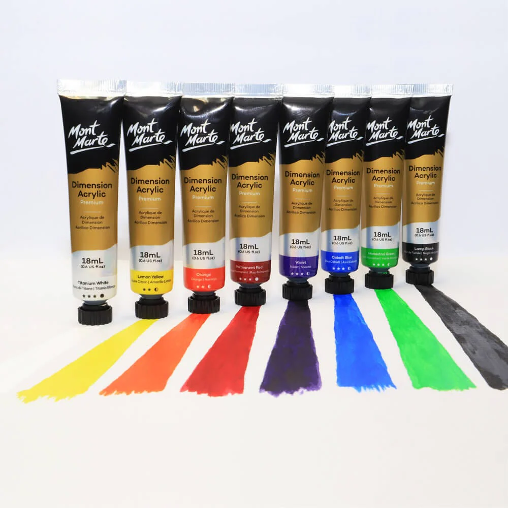 Dimension Acrylic Paint Intro Set Premium 8pc x 18ml - Image 4