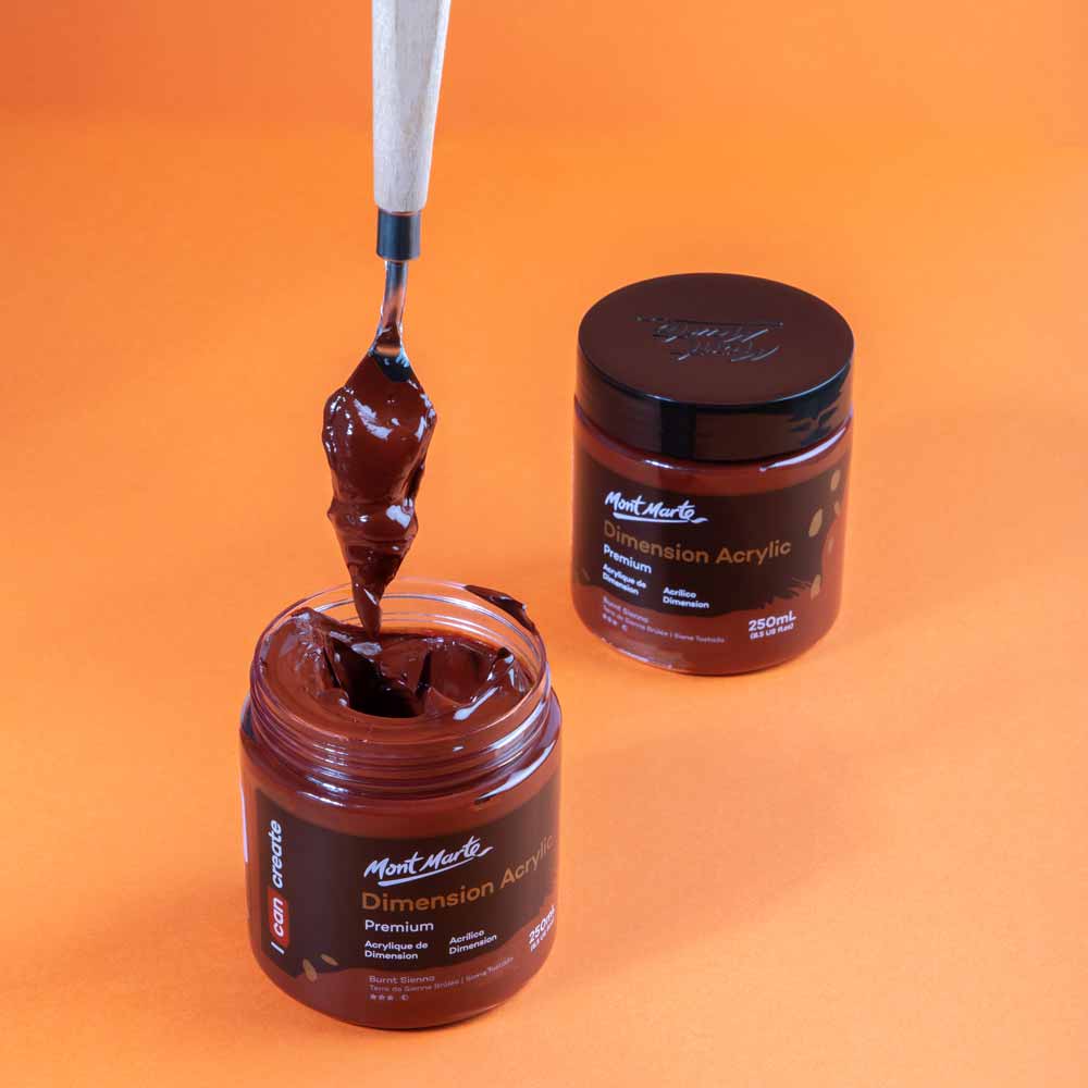 Dimension Acrylic Premium 250ml - Burnt Sienna - Image 6