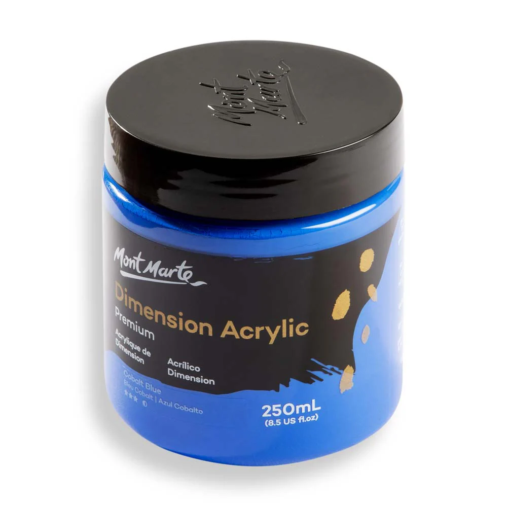 Dimension Acrylic Premium 250ml - Cobalt Blue - Image 4