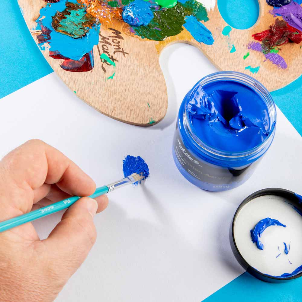 Dimension Acrylic Premium 250ml - Cobalt Blue - Image 6