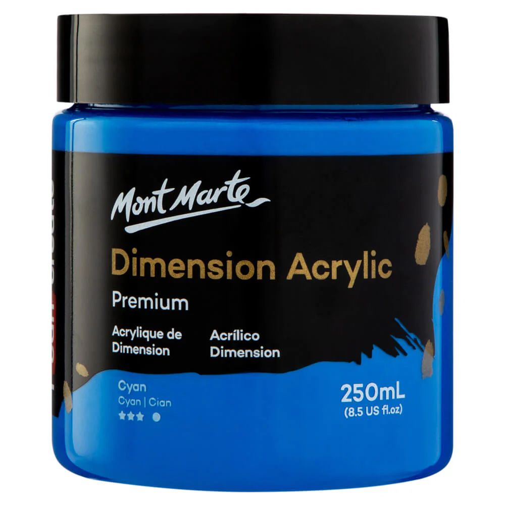 Dimension Acrylic Premium 250ml - Cyan Blue
