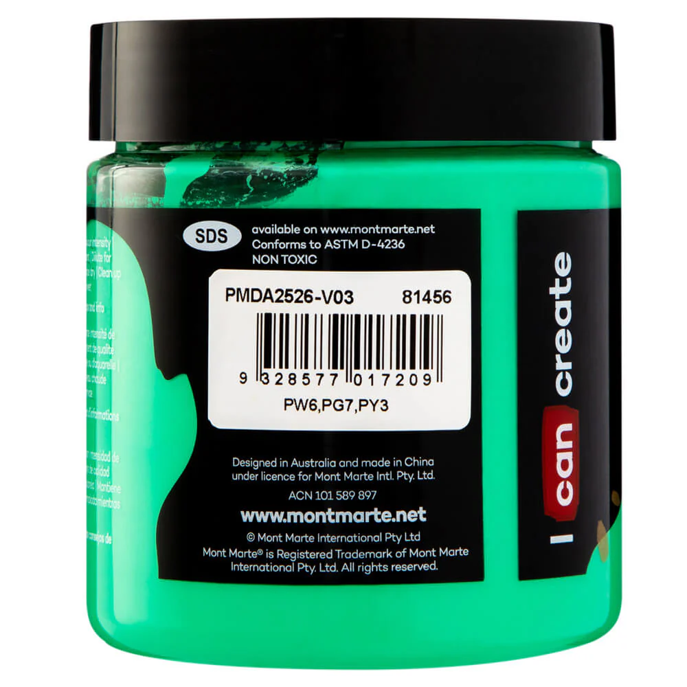 Dimension Acrylic Premium 250ml - Emerald Green - Image 2