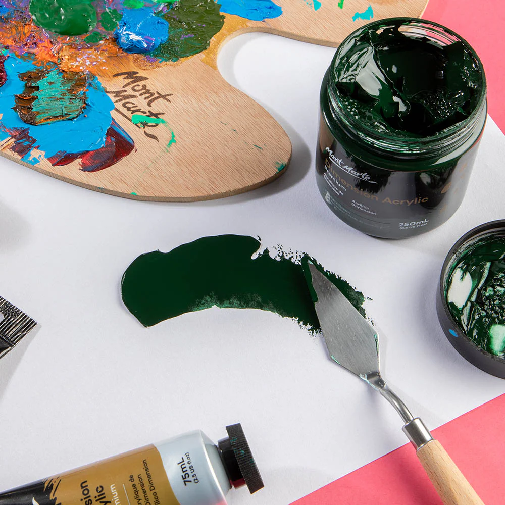 Dimension Acrylic Premium 250ml - Hookers Green Deep - Image 8