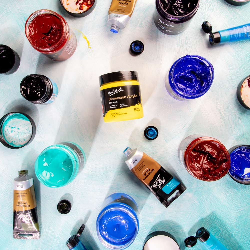 Dimension Acrylic Premium 250ml - Lemon Yellow - Image 10