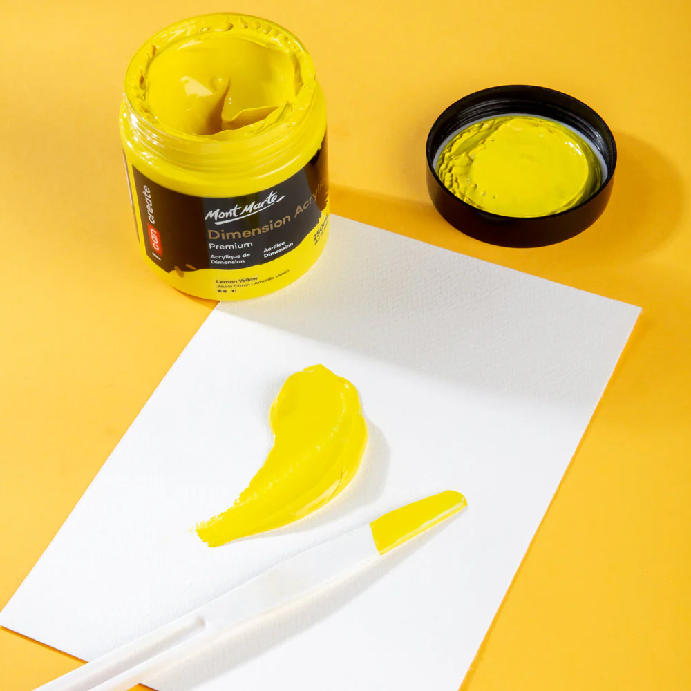 Dimension Acrylic Premium 250ml - Lemon Yellow - Image 5
