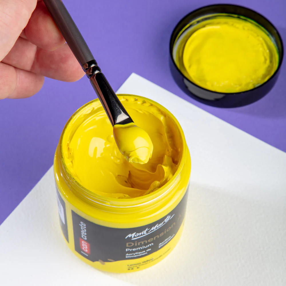 Dimension Acrylic Premium 250ml - Lemon Yellow - Image 6
