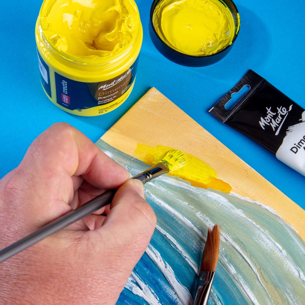 Dimension Acrylic Premium 250ml - Lemon Yellow - Image 7