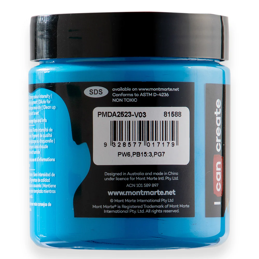 Dimension Acrylic Premium 250ml - Monastral Cerulean - Image 2