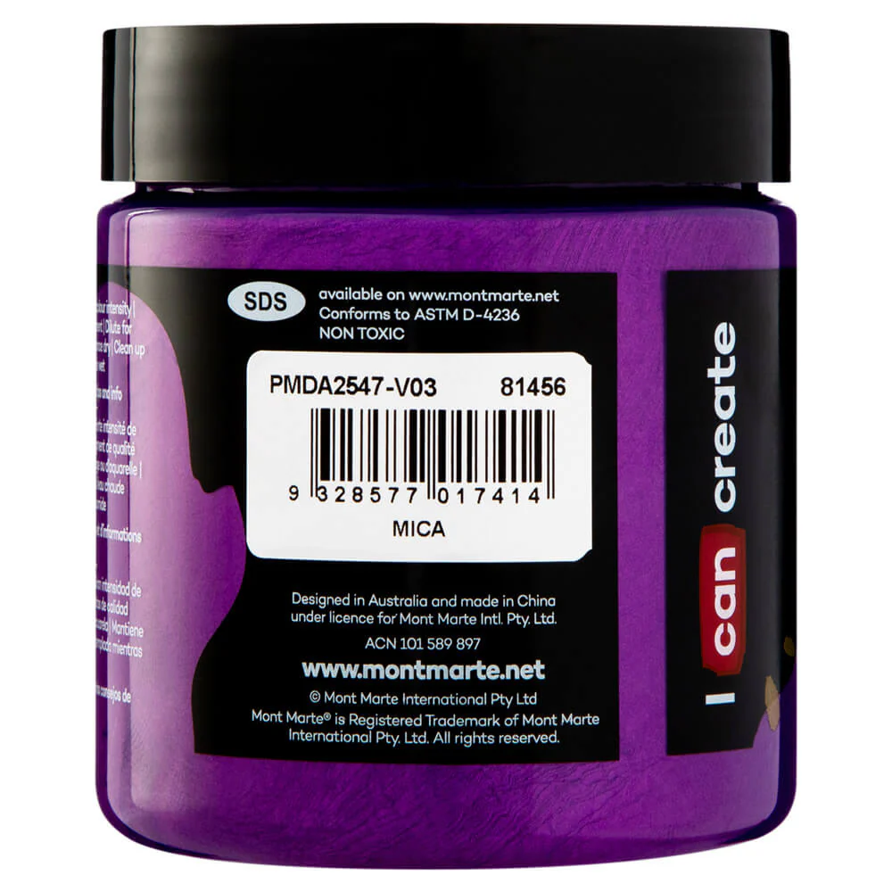 Dimension Acrylic Premium 250ml - Pearl Purple - Image 2
