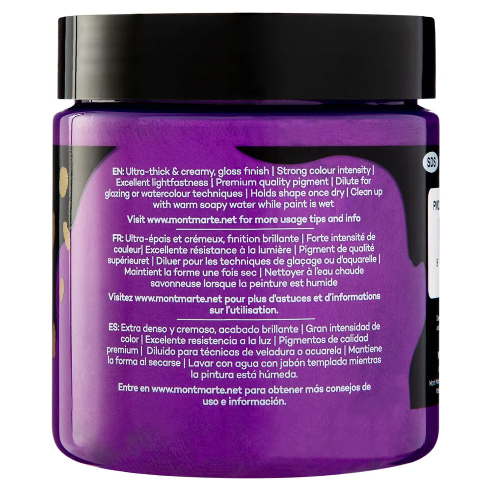 Dimension Acrylic Premium 250ml - Pearl Purple - Image 3