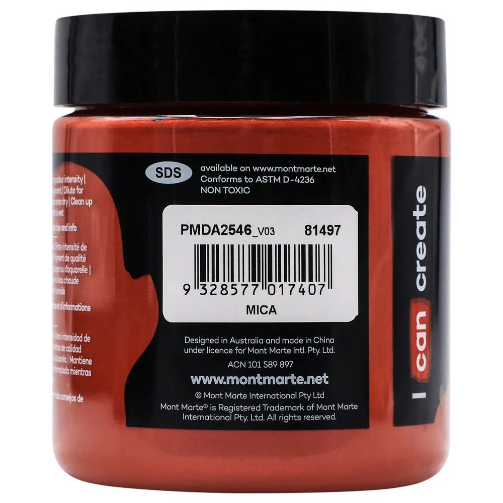 Dimension Acrylic Premium 250ml - Pearl Wine Red - Image 2