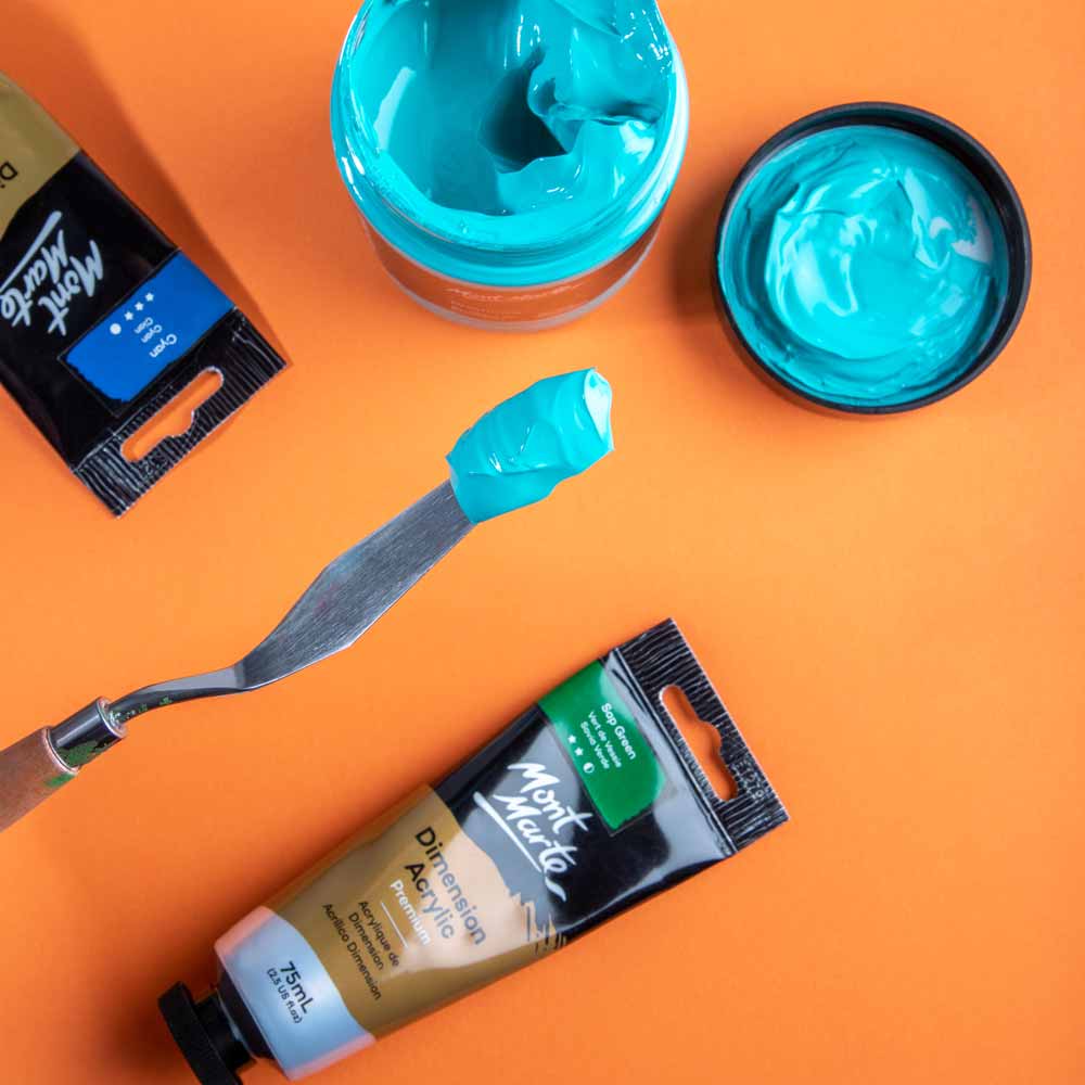 Dimension Acrylic Premium 250ml - Turquoise - Image 7