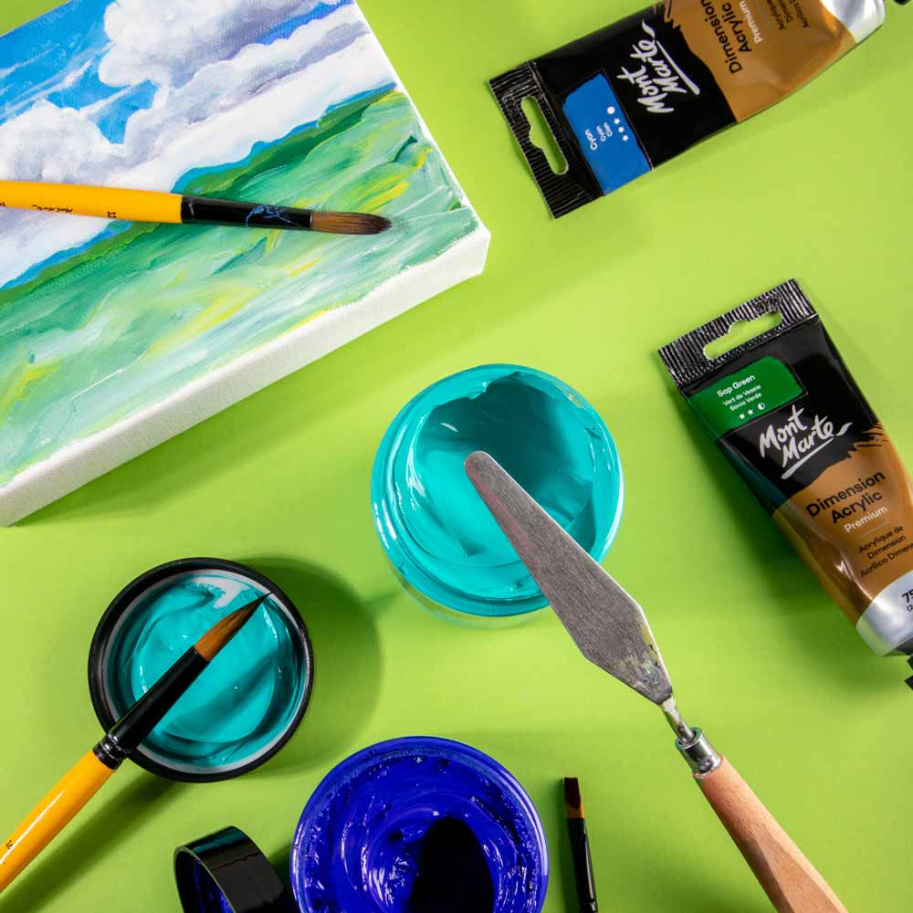 Dimension Acrylic Premium 250ml - Turquoise - Image 8