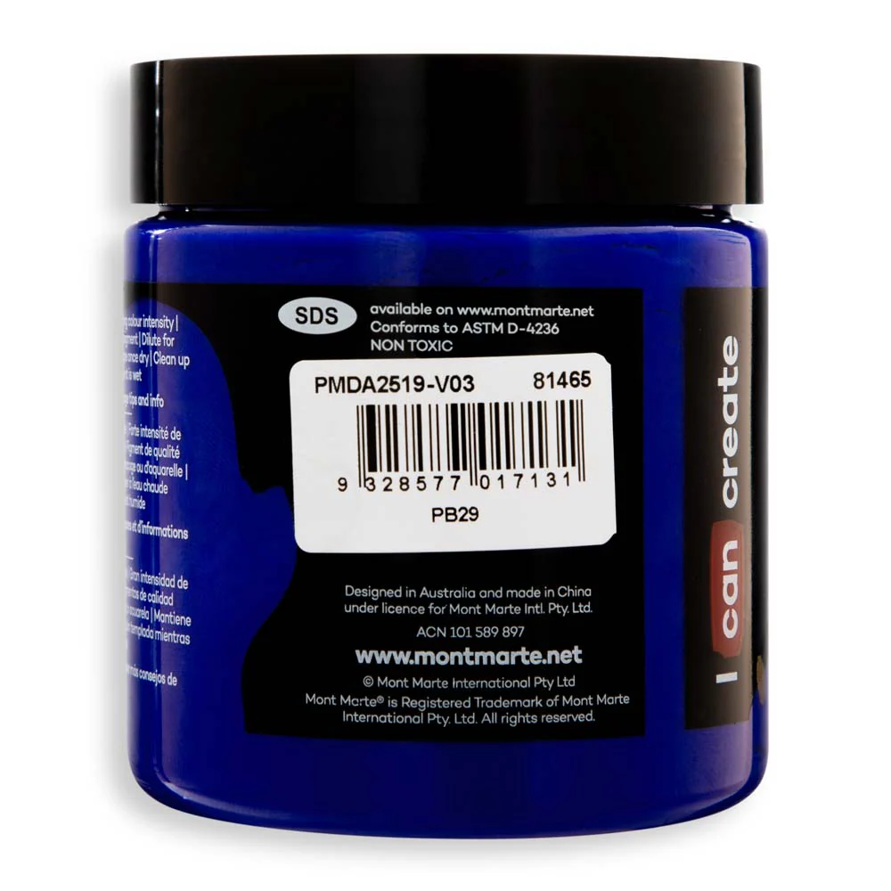 Dimension Acrylic Premium 250ml - Ultramarine Blue - Image 2