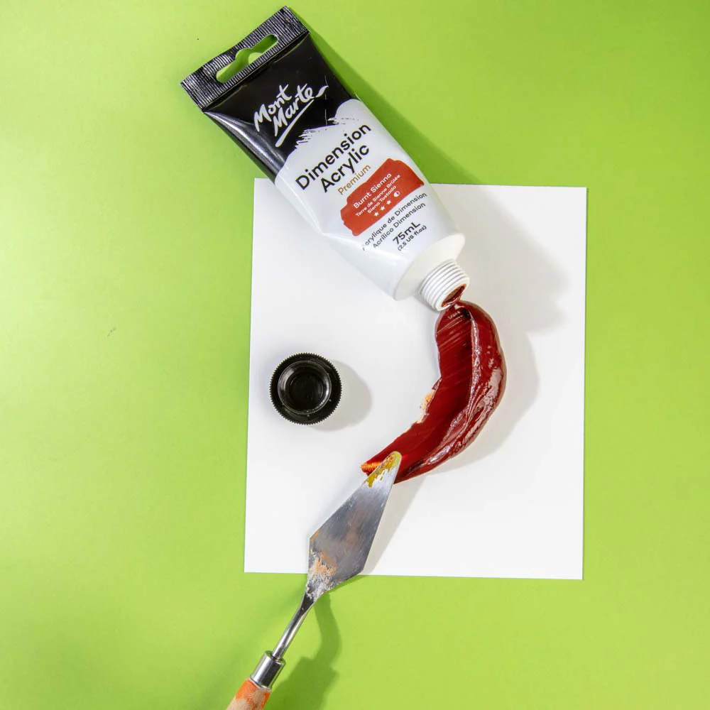 Dimension Acrylic Premium 75ml Tube - Burnt Sienna - Image 2