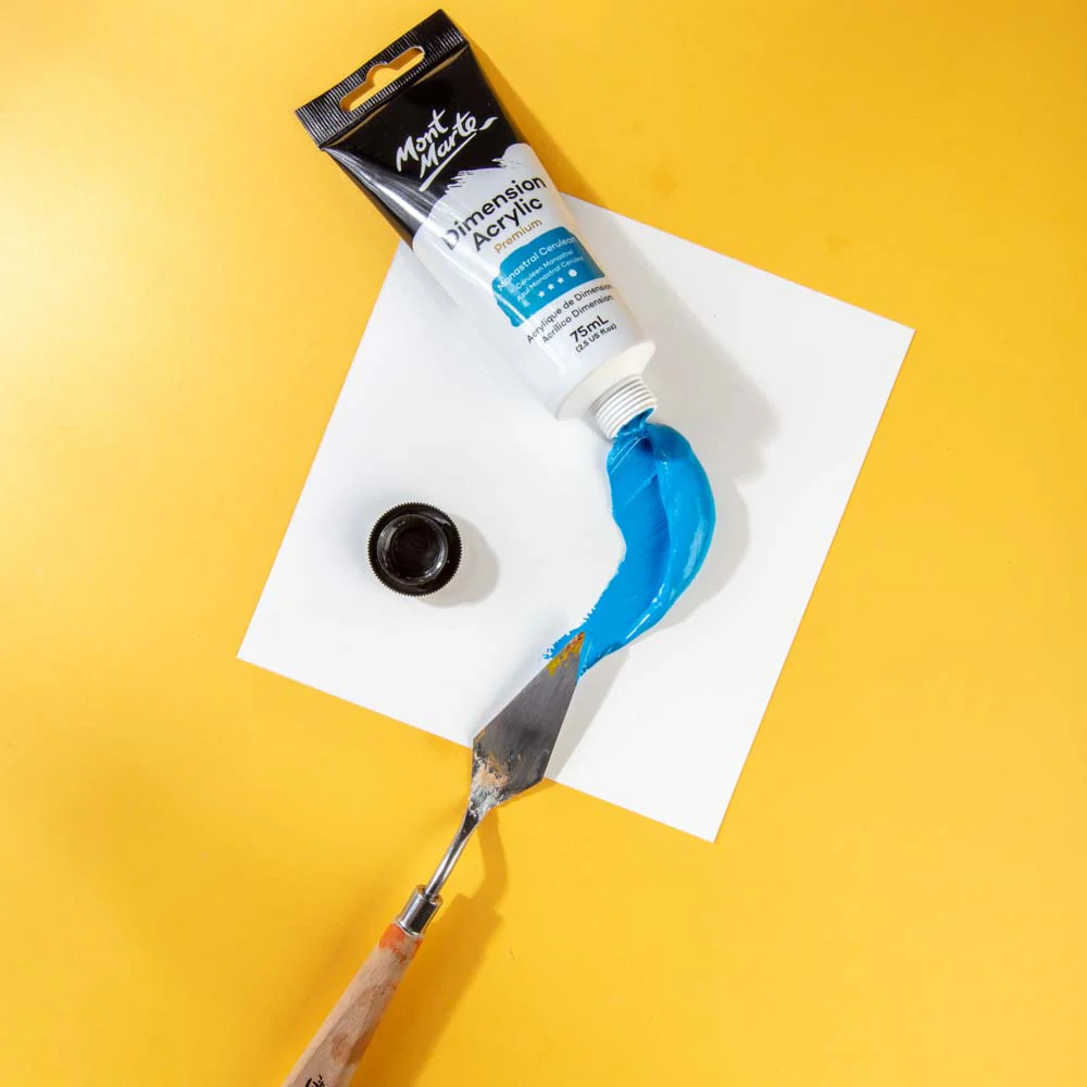 Dimension Acrylic Premium 75ml Tube - Monastral Cerulean - Image 5