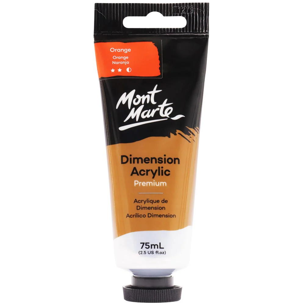Dimension Acrylic Premium 75ml Tube - Orange