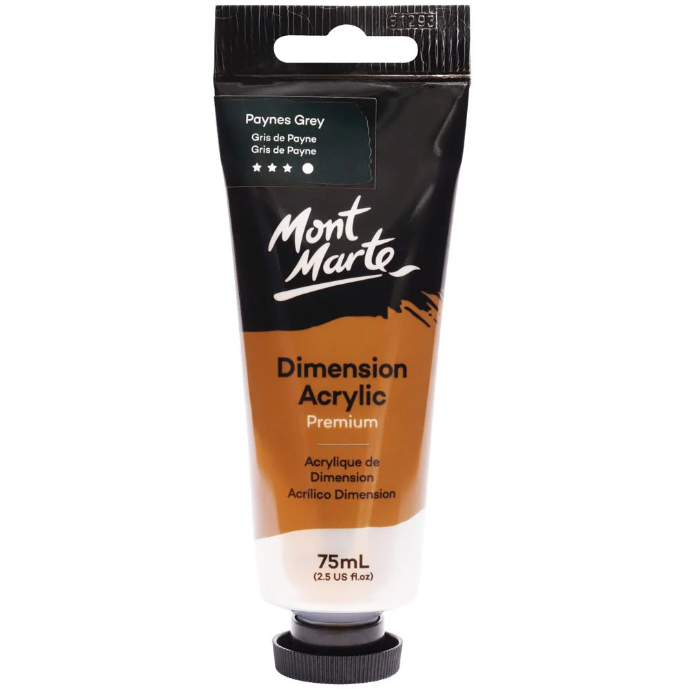 Dimension Acrylic Premium 75ml Tube - Paynes Grey