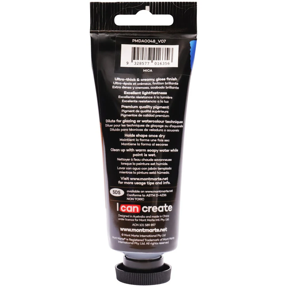 Dimension Acrylic Premium 75ml Tube - Pearl Sapphire - Image 3