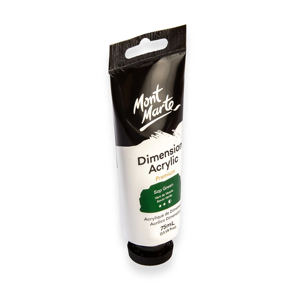 Dimension Acrylic Premium 75ml Tube - Sap Green - Image 3