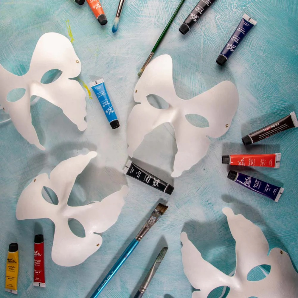 DIY Party Masks Discovery 4pc - Butterfly - Image 7